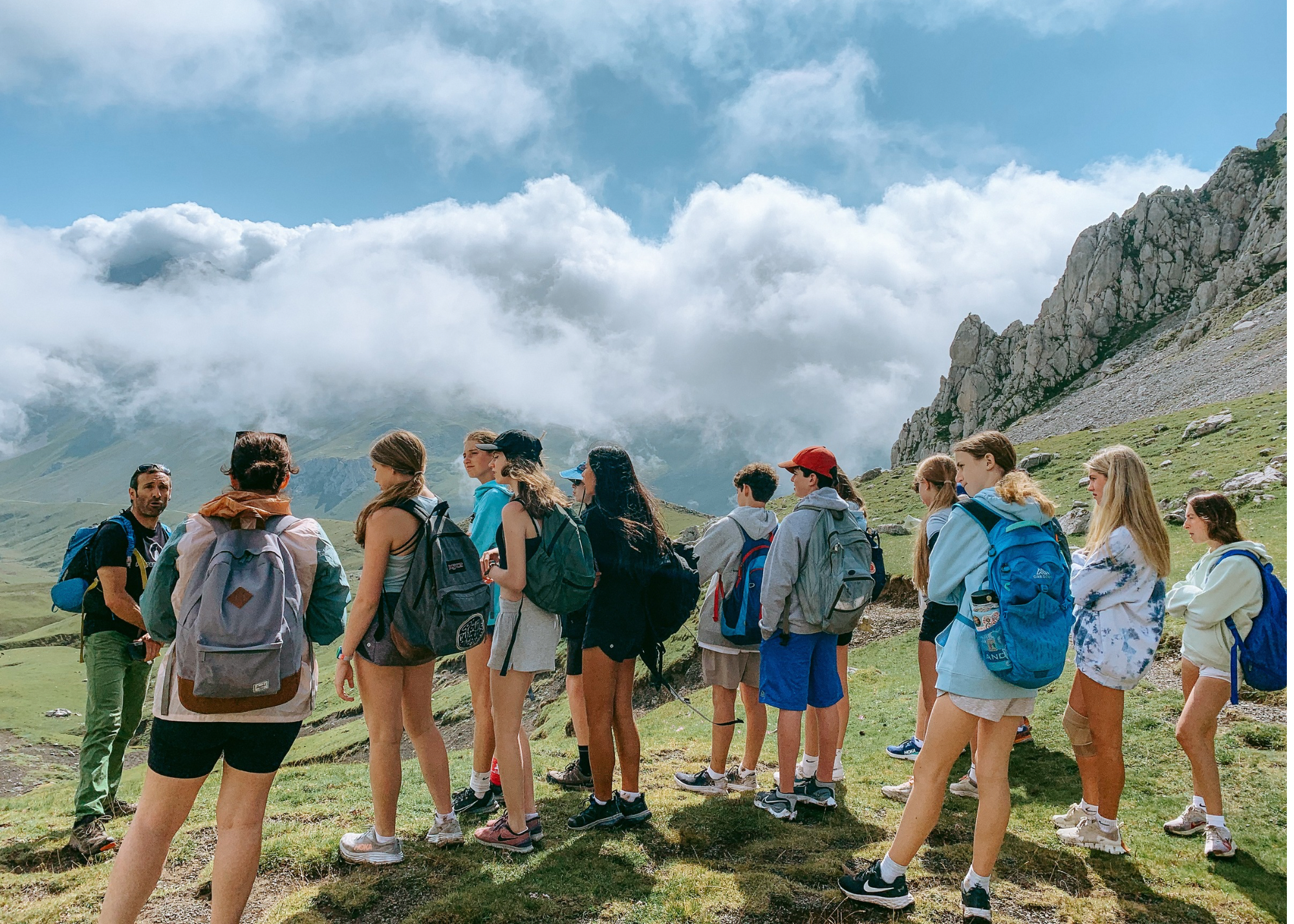 travel program group teenagers summer